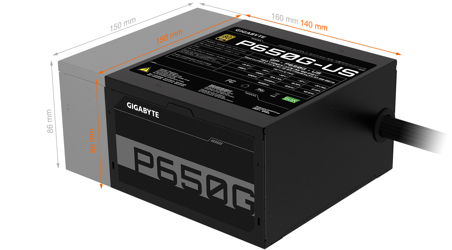 GIGABYTE Power Supply